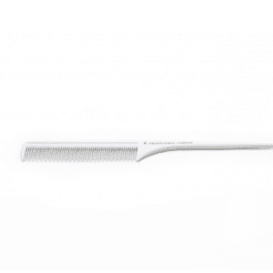 Peine De Cola Para Cabello Resistente Al Calor Con Diente De Doble Altura Ceramica/carbon Blanco